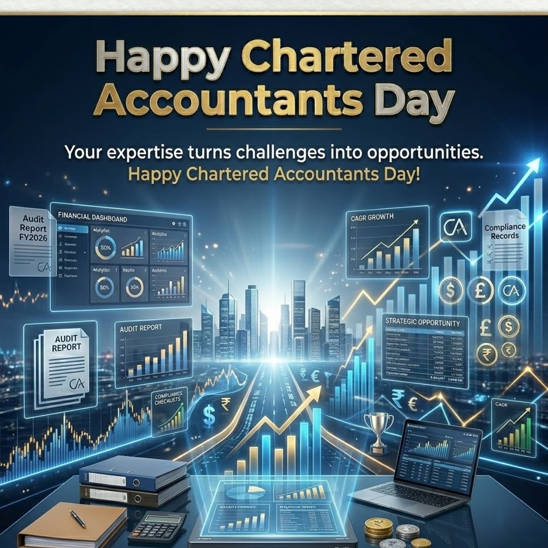 Your expertise turns challenges into opportunities. Happy Chartered Accountants Day!
